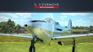 IL-2 Battle of Kuban: P-39L-1 Airacobra, M4 37mm cannon and New raindrops effect [no music]