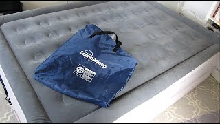 SoundAsleep Air Mattress | Full In-depth Review | Dream Series Comfort Coil | Queen Size Demo