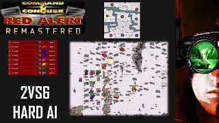 /Command & Conquer Red Alert Remastered/ (Skirmish) 2VS6 HARD AI  I Cold William (2vs6) I