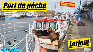 Port de Pêche de Lorient Kéroman ; Slipway ; Chalutiers ; Bateaux ; Morbihan ; Bretagne Sud ; France