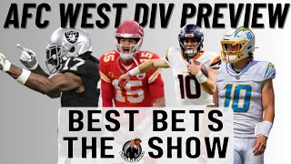 AFC West Divisional Preview | Free Picks + Predictions | ChrisBeCappinn Show