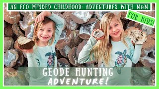 Geode Hunting Adventure! | Keokuk Geode Hunting with Kids