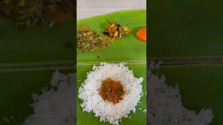 Meals #meals #bananaleaf #sambar #rice #kesari #recipe #pappadam #trending #shortsvideo #foodie #yt