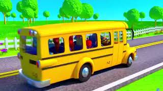 Wheels On The Bus CoComelon Sound Variations in 187 s' Nursery rhymes JJ, Nico, Cody, Nina 0105