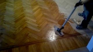 Шлифовка полов в Швеции.  Floor sanding in Sweden.  Golvslippning i Sverige.