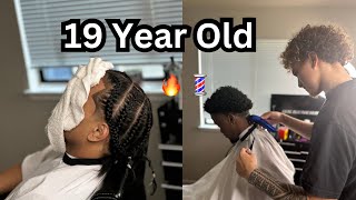 Day in a life of a 19 Year Old Barber