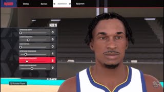 Shai Gilgeous-Alexander face creation on NBA2K24 Next Gen