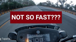 TOP SPEED OF YAMAHA FZ V 3.0 || TOP END || YAMAHA FZ TOP SPEED ||