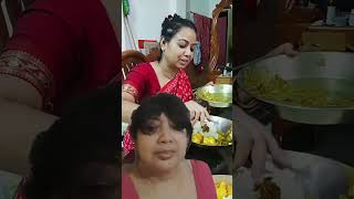 To Aaj Ami 4ta Egg Khabo #comedy #funny #food #foodie #shampa#sumita#shorts