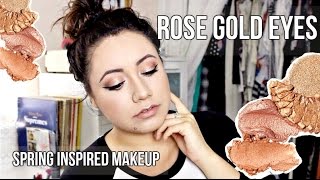 Rose Gold Eyes | Spring Makeup