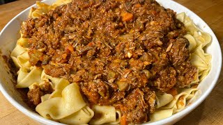 Lamb Ragu with Pappardelle