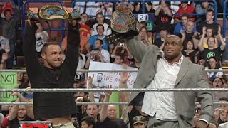 Bobby Lashley Celebrates Santino Marella's Title Victory: WWE ECW April 17, 2007 HD