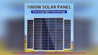 ✔️500W1000W 12V  Photovoltaic  Solar Panel, Power Bank Kit 100AControlle