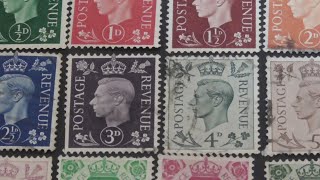 Looking at George VI Low Definitive Stamps - #philately #stamps #philatelic