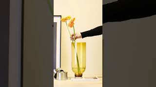 modern glass vase to stylish decorate your home with simple flower arrangement OMAHA18AM