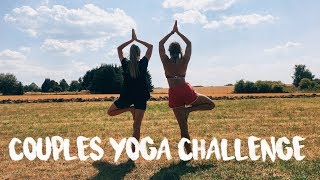 couples yoga poses challenge | sister version