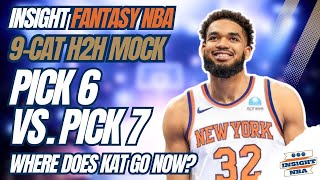 NBA Fantasy Basketball | FIRST POST KAT TRADE MOCK DRAFT | PICK 6 VS. PICK 7