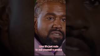 Kanye addresses him calling himself a genius #shorts