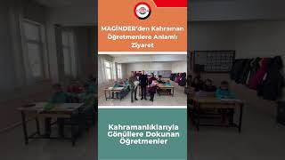 MAGİNDER’den Kahraman Öğretmenlere Anlamlı Ziyaret #gündem #haber #sondakika #malatya