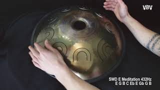 SWD Tongue Drum 18" - E Meditation 432Hz E G B C Eb E Gb G B