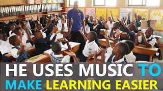 Master Cares teacher (John) helping students learn through singing