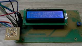 Measure pressure using Infineon DPS310 and stm8s003