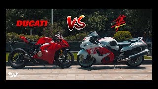 Ducati Panigale V4S VS Suzuki Hayabusa : Which one is your favorite?