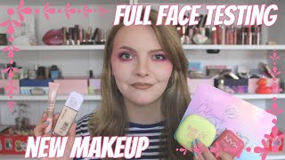 FULL FACE TESTING NEW MAKEUP | DRUGSTORE MAKEUP | I'M BACK...AGAIN | Effys Place