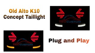 Old Alto K10 Custom Taillight | K10 Concept Taillight | Alto Led Taillight| @NeoCustom