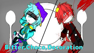 Bitter,Choco,Decoration!!!||ft.Lucky sans and Vel sans||My Sans Aus||Cringe:/