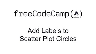 Add Labels to Scatter Plot Circles - Data Visualization with D3 - Free Code Camp