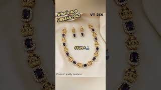 imitation jewellery#premiumqualitynecklace| what'sapp for booking 9894452942 #newfashionjewellery