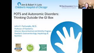 PoTS and Autonomic Disorders: Thinking outside the GastrointestinaI box - with Dr John Fortunato