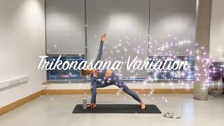 How to do Utthita Trikonasana (Triangle Pose Variation 2 for Beginners)