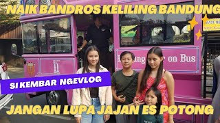 Jalan jalan Naik Bandros  "Bandung Tour On Bus" ke Gedung Sate, Bule Belanda Terpana