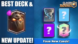 CLASH ROYALE | NEW UPDATE & NEW CARDS! | Best Lava Hound Deck & 4000+ Trophies!