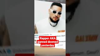 Who is killing South African musicians. AKA murdered yesterday #trending #africa #aka