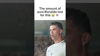 The amount of aura Ronaldo lost for this 😭 💀 #shorts #trending #football #fypシ゚viral #ronaldo