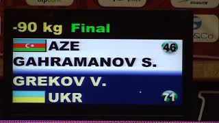 91 GS Baku 2013 90 GAHRAMANOV S AZE GREKOV V UKR