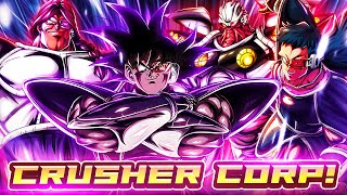 THE CRUSHER CORP UNLEASHED! WITH THEIR LEADER HERE THEY ARE RUTHLESS! | Dragon Ball Legends