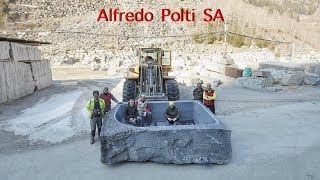 Gmm - Litox CNC 1000 - Realizzazione di una piscina monolitica in gneiss Calanca