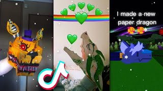 😱THE AMAZING Paper Dragon 🔥Puppet TikTok Compilation #114