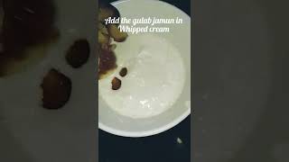 GULAB JAMUN ICECREAM RECIPE ( 3ingredients recipe #shorts #yoitubeshorts #dessertshorts