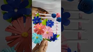 Diy wall hanging making with colour papers#paper crafts#shorts