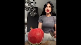 سنابات عائلة ميرو/ أميرة انصدمت من لون البطيخ🍉