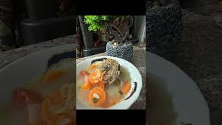 Sop buntut sapi “oxtail soup” #homemadefood #sopbuntut #oxtailsoup