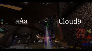 aAa vs Cloud9 POV viju Quake 3 Arena CTF q3wcp9 2004