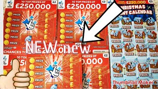 NEW Scratch Cards ♥️ New £250,000 Red💥£250,00 Xmas Calendar 🎄Full of £500😊😊👍👍