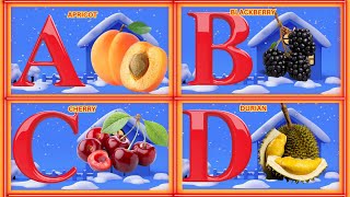 ABC Fruits for Children |  Alphabet with Fruits | 🍎🔤 "Epic ABC Adventure with Fruits!  | A for Apple