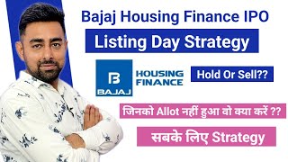 Bajaj Housing Finance IPO Listing Day Strategy | Hold Or Sell ? | Jayesh Khatri